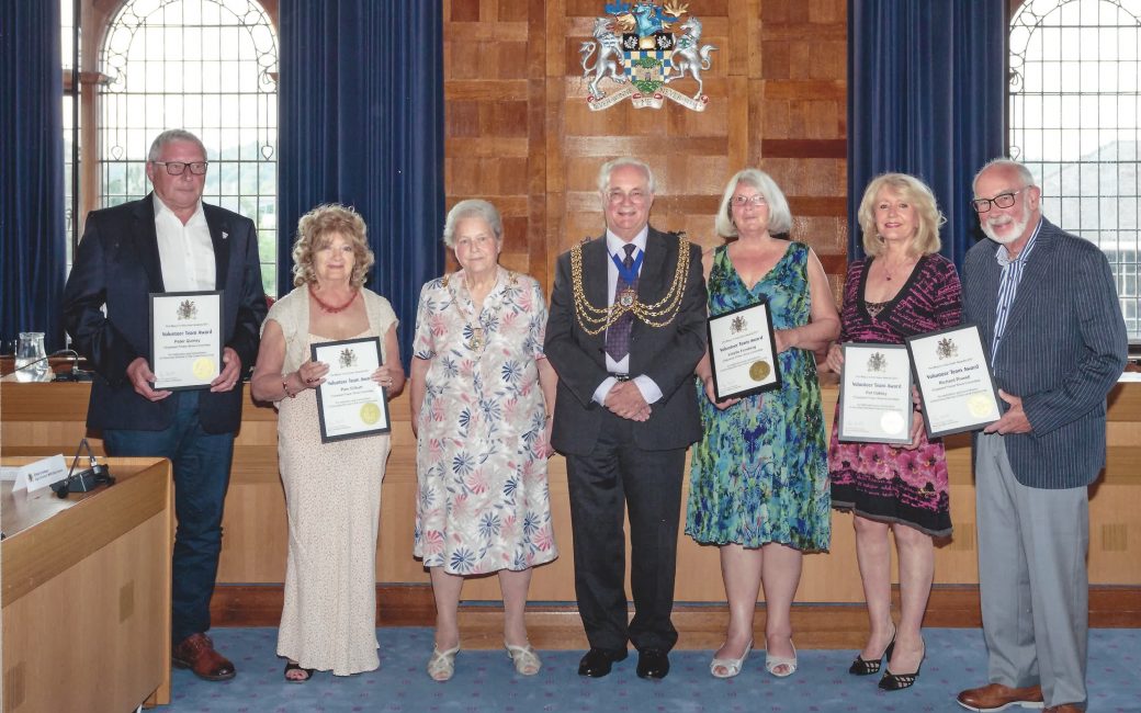 Chipstead Fair and Flower Show Committee wins Reigate and Bandstead Mayor's Volunteer Team Award.